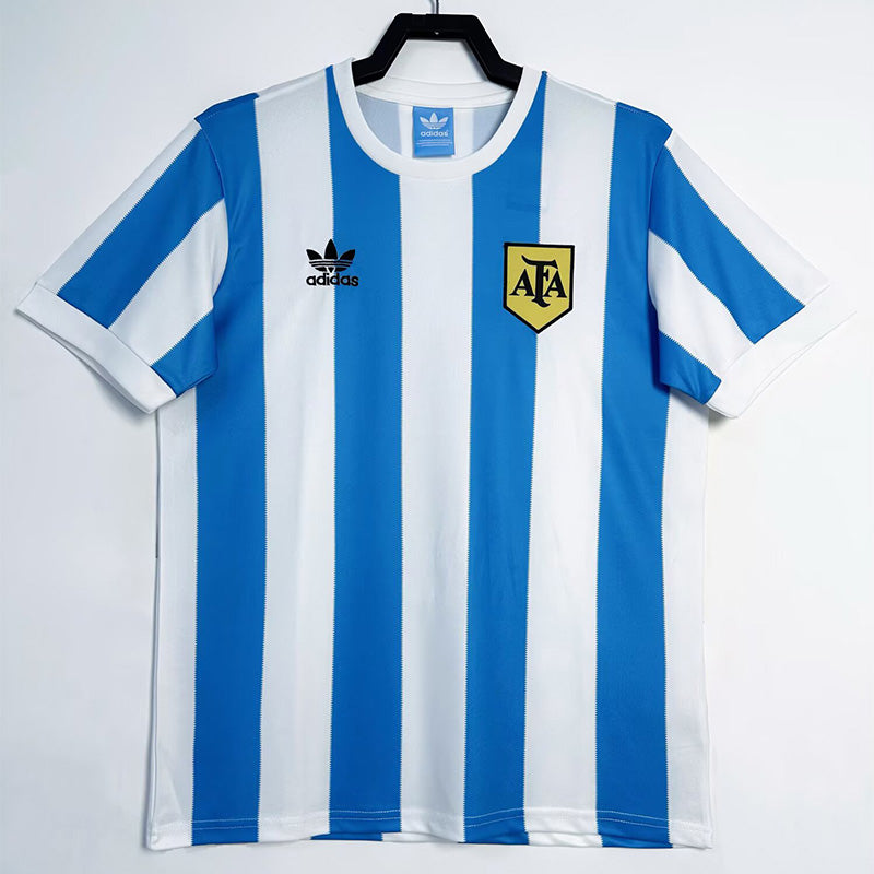 1978 Argentina Home Retro Soccer Jersey