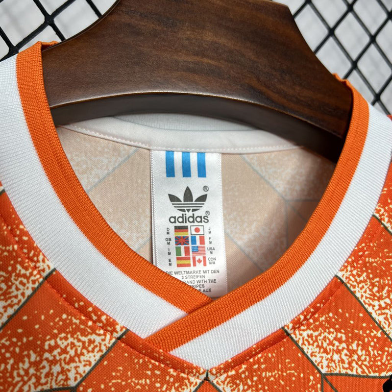 1988 Netherlands Home Retro Soccer Jersey